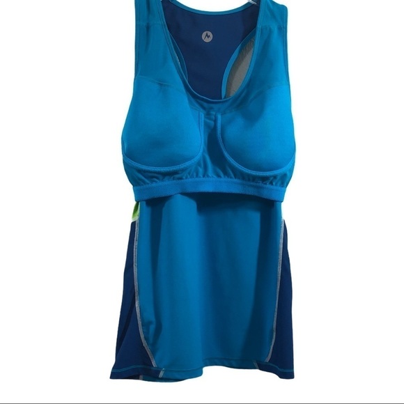 MARMOT - BRIGHTLY COLORED WORKOUT TOP - B2 - Picture 8 of 11